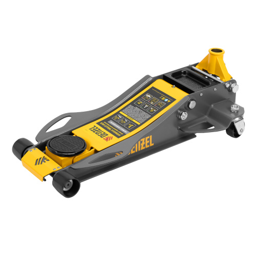 Домкрат гидравлический подкатной, 3 т, 75-500 мм, быстрый подъем, низкий подхват, проф. Denzel по ценам производителя в Воронеже с доставкой по всей России