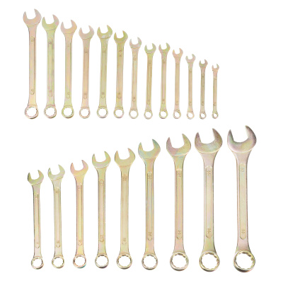 Набор ключей комбинированный 6-32 мм, 22 шт, желтый цинк Сибртех по ценам производителя в Воронеже с доставкой по всей России