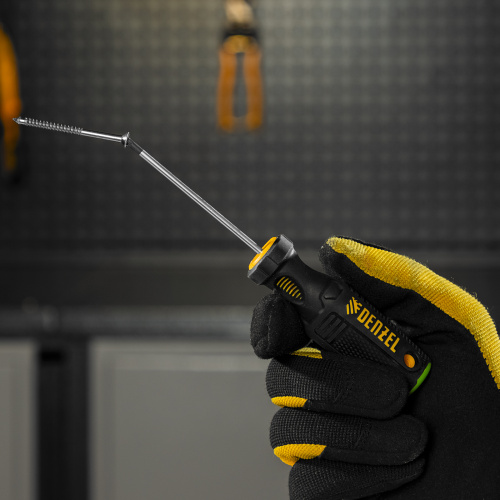 Отвертка PZ0x75 мм, CrV, трехкомпонентная рукоятка Denzel по ценам производителя в Воронеже с доставкой по всей России