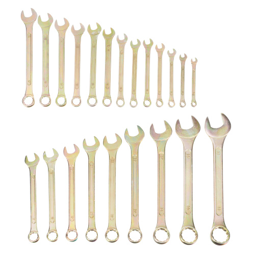 Набор ключей комбинированный 6-32 мм, 22 шт, желтый цинк Сибртех по ценам производителя в Воронеже с доставкой по всей России