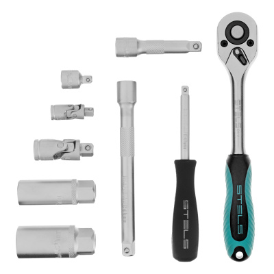 Набор торцевых головок с трещоткой, 1/4"и 3/8", 44 предмета Stels по ценам производителя в Воронеже с доставкой по всей России