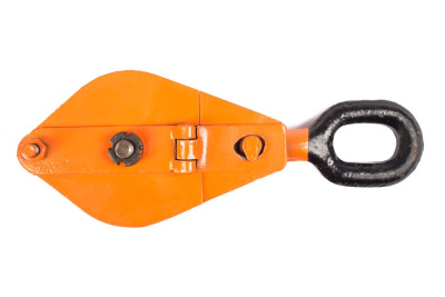 Блок монтажный однорольный с  ушком TOR 0,5 т с откидной щекой по ценам производителя в Воронеже с доставкой по всей России