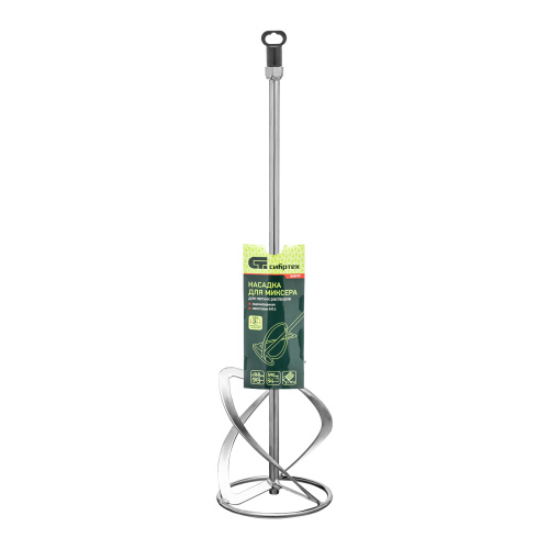 Насадка для миксера, для легких растворов, 160 х 590 мм, оцинкованная, хвостовик резьба М14 Сибртех по ценам производителя в Воронеже с доставкой по всей России