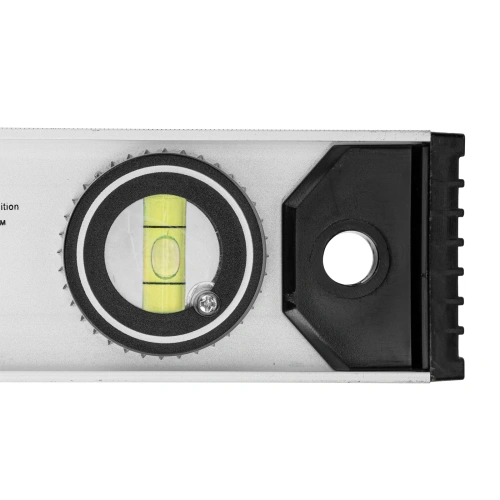 Уровень алюминиевый "Рельс", 400 мм, 3 глазка (1 поворотный) Matrix по ценам производителя в Воронеже с доставкой по всей России