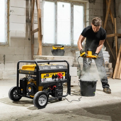 Генератор бензиновый PS 80 E-3, 6.6 кВт, 400 В, 25 л, электростартер Denzel по ценам производителя в Воронеже с доставкой по всей России