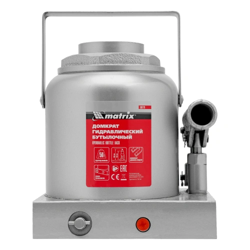 Домкрат гидравлический бутылочный, 50 т, h подъема 236-356 мм Matrix по ценам производителя в Воронеже с доставкой по всей России