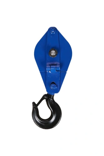 Блок монтажный однорольный с крюком TOR 1 т с откидной щекой (S) по ценам производителя в Воронеже с доставкой по всей России