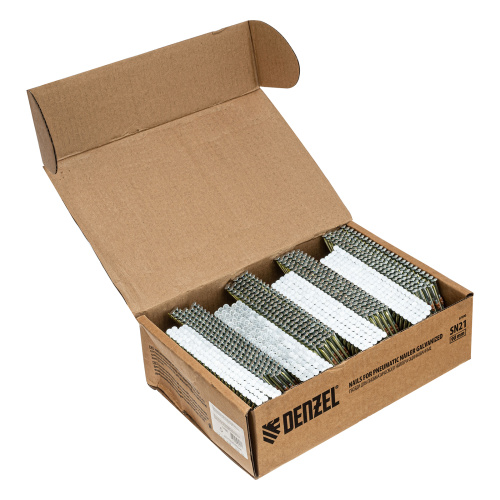 Гвозди для пнев. нейлера (оцинк.) длина - 90 мм, диам. - 3,05 мм, 2000 шт. Denzel по ценам производителя в Воронеже с доставкой по всей России