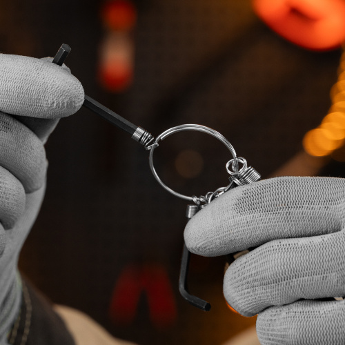 Набор ключей имбусовых HEX, 1.5-10 мм, CrV, 10 шт, оксидированные, на кольце Sparta по ценам производителя в Воронеже с доставкой по всей России