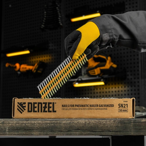 Гвозди для пнев. нейлера (оцинк.) длина - 50 мм, диам. - 2,9 мм, 2000 шт. Denzel по ценам производителя в Воронеже с доставкой по всей России