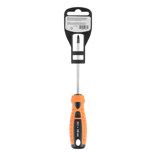 Отвертка "Point", PH1 х 100 мм, CS, двухкомпонентная рукоятка Sparta по ценам производителя в Воронеже с доставкой по всей России