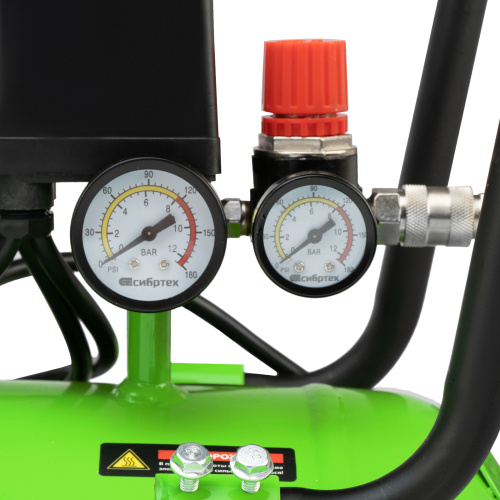 Компрессор безмаслянный малошумный МБ 2250/100, 2250 Вт, 100л, 400 л/мин Сибртех по ценам производителя в Воронеже с доставкой по всей России