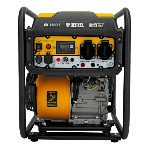Генератор инверторный GK-5500iF, 5,5 кВт, 230 В, ручной старт DENZEL по ценам производителя в Воронеже с доставкой по всей России