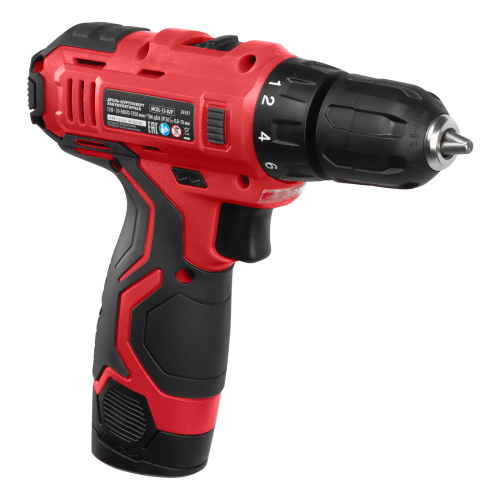 Дрель-шуруповерт аккумуляторная MCDL-12-02P, Li-Ion, 12 В, 2 акк. MTX по ценам производителя в Воронеже с доставкой по всей России