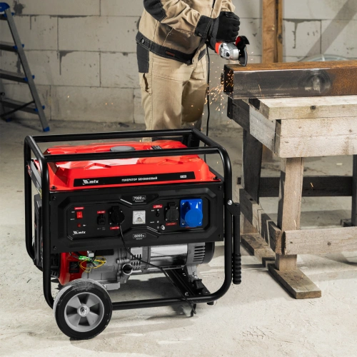 Генератор бензиновый RS-9000, 7 кВт, 230В, ручной стартер MTX по ценам производителя в Воронеже с доставкой по всей России