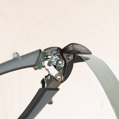 Ножницы по металлу "Piranha", 185 мм, прямой и левый рез, сталь СrM, двухкомпонентные рукоятки Gross по ценам производителя в Воронеже с доставкой по всей России