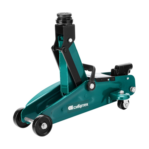 Домкрат гидравлический подкатной, 2 т, 127-330 мм, в пласт. кейсе Сибртех по ценам производителя в Воронеже с доставкой по всей России