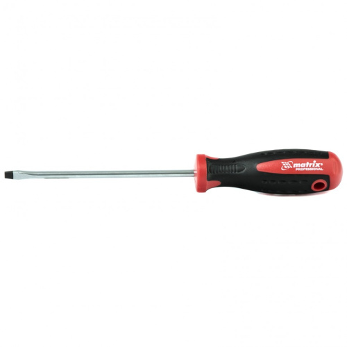 Отвертка Profi, SL5.5 х 125 мм, S2, двухкомпонентная рукоятка Matrix по ценам производителя в Воронеже с доставкой по всей России