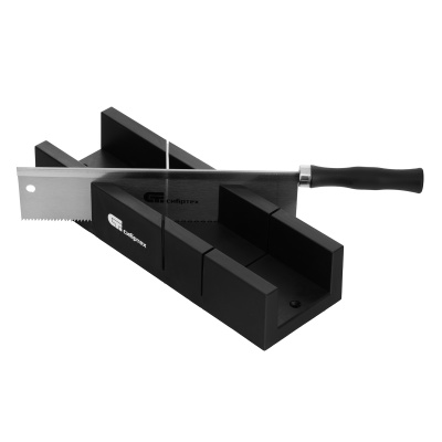 Стусло пластиковое 300х60 мм, пила 250 мм Сибртех по ценам производителя в Воронеже с доставкой по всей России