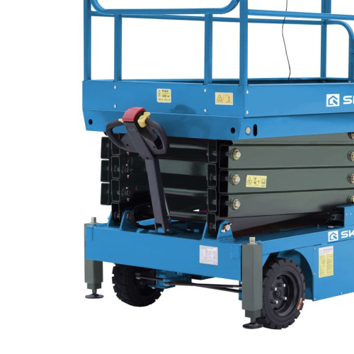 Подъемник самоходный электрический ножничный ведомый SKYER SPFP1403 по ценам производителя в Воронеже с доставкой по всей России