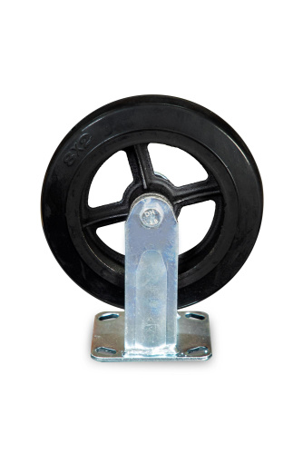 Колесо большегрузное неповоротное FCd 80 200 мм обрезиненное (N) по ценам производителя в Воронеже с доставкой по всей России