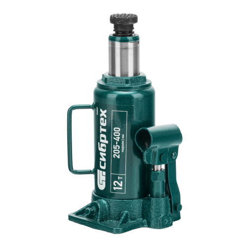 Домкрат гидравлический бутылочный, 12 т, 205-400 мм Сибртех по ценам производителя в Воронеже с доставкой по всей России