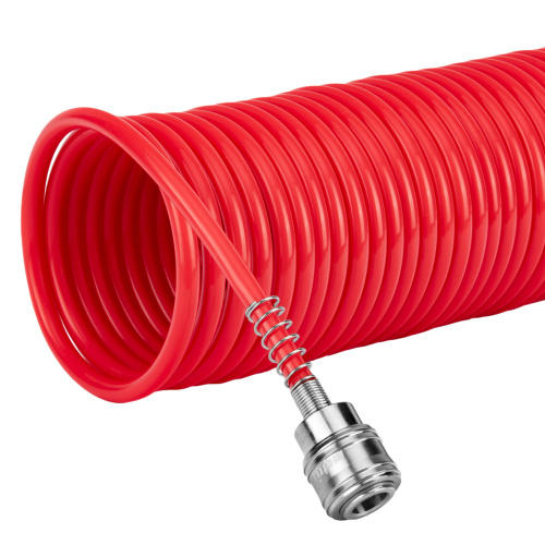 Шланг спиральный воздушный, 15 м, с быстросъемными соединениями Matrix по ценам производителя в Воронеже с доставкой по всей России