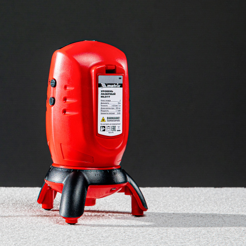 Лазерный уровень ML01T, дальность 10 м, точность ± 0,5 мм, / 1 м, длина волны 650 нм, проекция 1 вертикальная 1 горизонтальная плоскость, резьба под штатив 5/8", штатив в комплекте Matrix по ценам производителя в Воронеже с доставкой по всей России