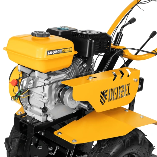 Мотоблок DPT-270, 7 л.с, ременное сцепление, ширина 85 см, глубина 35 см, фрез 3 х 4, ШОМ, передачи 2В/1Н Denzel купить в Москве с доставкой по всей России | ProtosMarket.ru