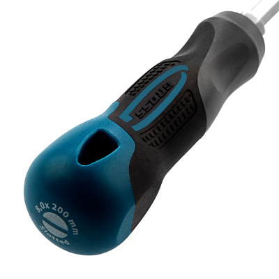 Отвертка SL8x 200 мм, S2, трехкомпонентная рукоятка Gross по ценам производителя в Воронеже с доставкой по всей России