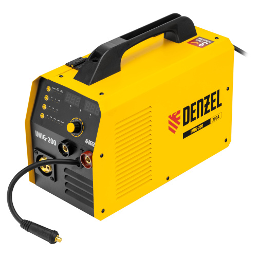 Аппарат инвертор. полуавтомат. cварки IMIG-200, 200 А, ПВ 60%, катушка 5 кг Denzel по ценам производителя в Воронеже с доставкой по всей России