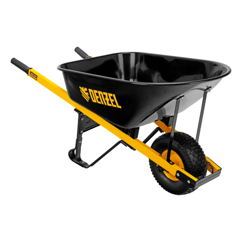 Тачка строительная, усиленная, объем 140 л, 230 кг, колесо 15х6.00-6 Denzel по ценам производителя в Воронеже с доставкой по всей России