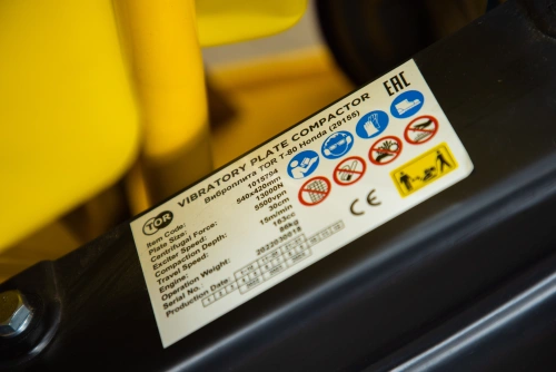 Виброплита 85 кг, 13кН (Honda) бак, коврик, колесный комплект TOR T-80 по ценам производителя в Воронеже с доставкой по всей России