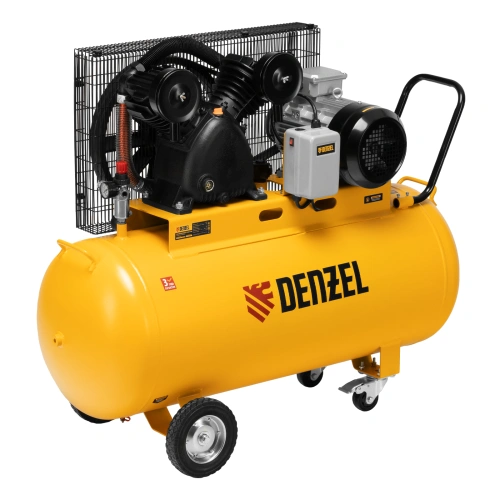 Компрессор воздушный рем. привод BCV 5500-T/200, 5,5 кВт, 200 литров, 850 л/мин Denzel по ценам производителя в Воронеже с доставкой по всей России