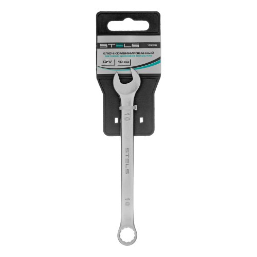 Ключ комбинированный, 10 мм, CrV, матовый хром Stels по ценам производителя в Воронеже с доставкой по всей России