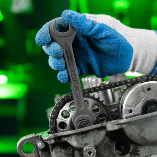 Набор ключей рожковых, 6 - 24 мм, 8 шт., CrV, фосфатированные Сибртех по ценам производителя в Воронеже с доставкой по всей России