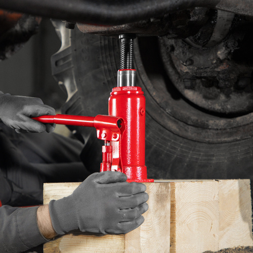 Домкрат гидравлический бутылочный, 8 т, h подъема 200-385 мм Sparta по ценам производителя в Воронеже с доставкой по всей России