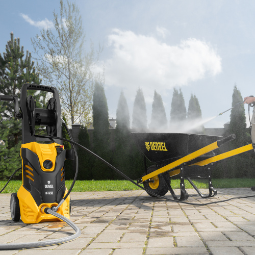 Моечная машина высокого давления R-165D, 2200 Вт, 165 бар, 7 л/мин, с барабаном Denzel по ценам производителя в Воронеже с доставкой по всей России