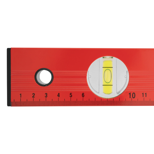 Уровень алюминиевый, 600 мм, 3 глазка, красный, линейка Matrix по ценам производителя в Воронеже с доставкой по всей России