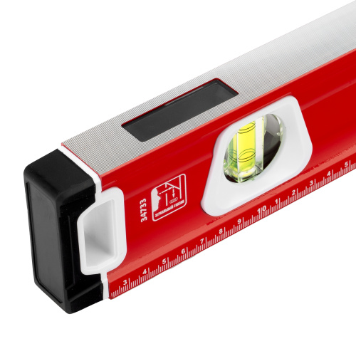 Уровень алюминиевый, магнит, фрезерованный, 3 глазка (1 зеркальный) двухкомпонентные рукоятки, 1000 мм Matrix по ценам производителя в Воронеже с доставкой по всей России