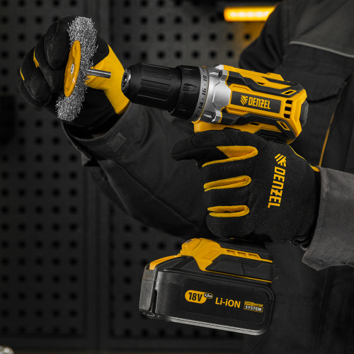 Щетка для дрели 100 мм, Плоская, со шпилькой, нержавеющая витая проволока Denzel по ценам производителя в Воронеже с доставкой по всей России