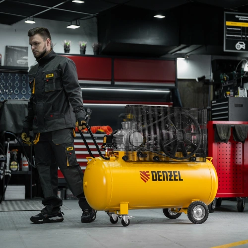 Компрессор воздушный рем. привод BCV 4000-T/200, 4,0 кВт, 200 литров, 690 л/мин Denzel по ценам производителя в Воронеже с доставкой по всей России