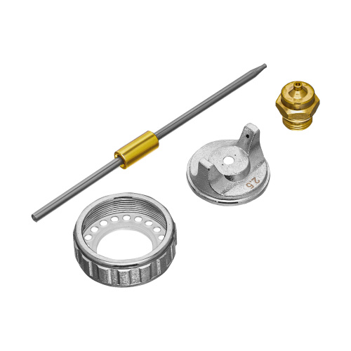 Ремкомплект для краскораспылителя 4 предмета: сопло 2,5 мм, игла, форсунка, зажим сопла Matrix по ценам производителя в Воронеже с доставкой по всей России