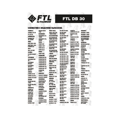 Мешок-пылесборник FTL DB 30 (комплект 5 шт.) по ценам производителя в Воронеже с доставкой по всей России