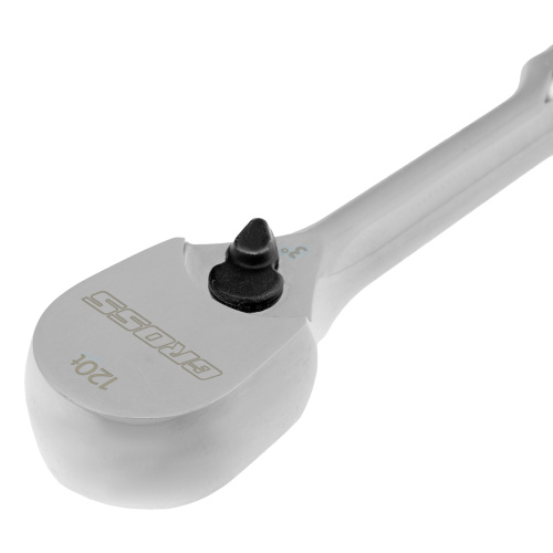 Ключ-трещотка 1/4", CrV, 120 зубьев, цельнометаллический, хром Gross по ценам производителя в Воронеже с доставкой по всей России