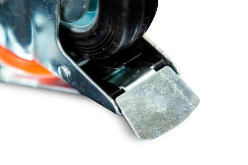 Колесо поворотное резина SCb 93 75 мм с тормозом (Y) по ценам производителя в Воронеже с доставкой по всей России