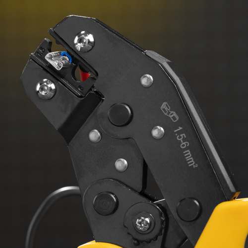 Клещи для обжима неизолированных наконечников НК и НВ, разъемов РП, 1,5 - 6 мм2 Denzel по ценам производителя в Воронеже с доставкой по всей России