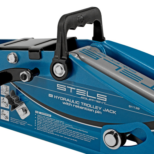 Домкрат гидравлический подкатной с фиксатором, 2.5 т, Safety Pin, 140-385 мм, в кейсе Stels по ценам производителя в Воронеже с доставкой по всей России