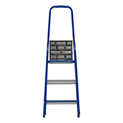 Стремянка, 3 ступени, стальной профиль, алюминиевые ступени Сибртех по ценам производителя в Воронеже с доставкой по всей России