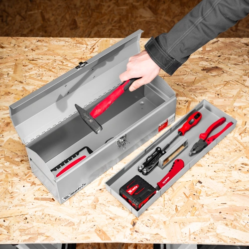 Ящик для инструмента, 484 х 154 х 165 мм, металлический Matrix по ценам производителя в Воронеже с доставкой по всей России